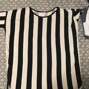 Medium Black and White Striped Irma
